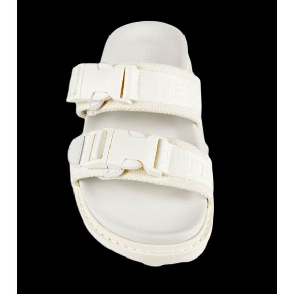 $720 NIB Men\'s Bottega Veneta Dual Strap Sandals White Size 39(6) Bottega Veneta  main image 4